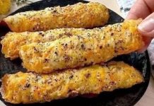 Ich mache ihn immer zum Abendessen! Nur 3 Zutaten! Kein Mehl! Er ist sehr lecker und gesund