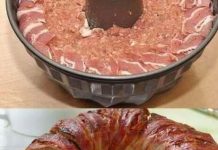 Hackbraten mit Überraschung, Sie brauchen 800g Hackfleisch!