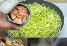 Sie brauchen nur 3 Zutaten und 15 Minuten, Chinakohl mit Thunfisch