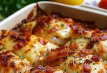 Überbackene Partyschnitzel aus dem Ofen