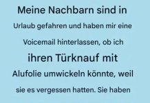 Der unerwartete Grund, warum ich den Türgriff meines Nachbarn in Alufolie eingewickelt habe