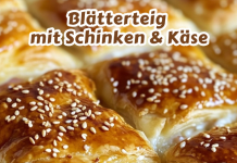 🥐 Blätterteig mit Schinken & Käse – Schnell und Lecker für jede Party! 🧀🍖