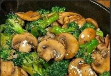 Broccoli Champignons Pfanne