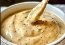 Spezialsoße mit 200 ml Mayonnaise für alle möglichen gerichte