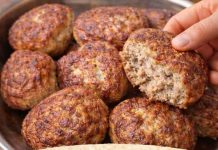 Megasaftige Frikadellen außen schön gebräunt, innen unfassbar saftig