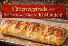 Absolut köstlich, Blätterteigtaschen mit Schinken und Kase