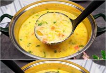 Ich koche diese Gemüsesuppe fast jeden Tag zum Essen