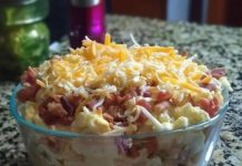 Gefüllter Ofenkartoffelsalat