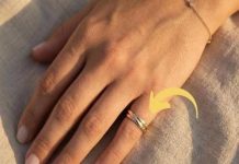 Wenn Sie eine Frau sehen, die einen Ehering am kleinen Finger trägt, bedeutet das Folgendes