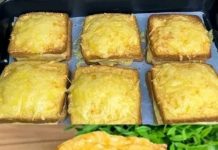 Käsetoast aus der Heißluftfritteuse