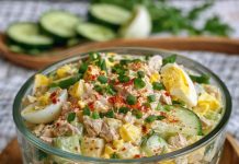 Fix gemacht und richtig lecker: Thunfischsalat mit Ei