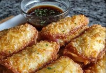 Golden, knusprig und gefüllt mit cremiger Krabbenkäse-Köstlichkeit – diese Frühlingsrollen sind die perfekte Party-Vorspeise oder ein Snack