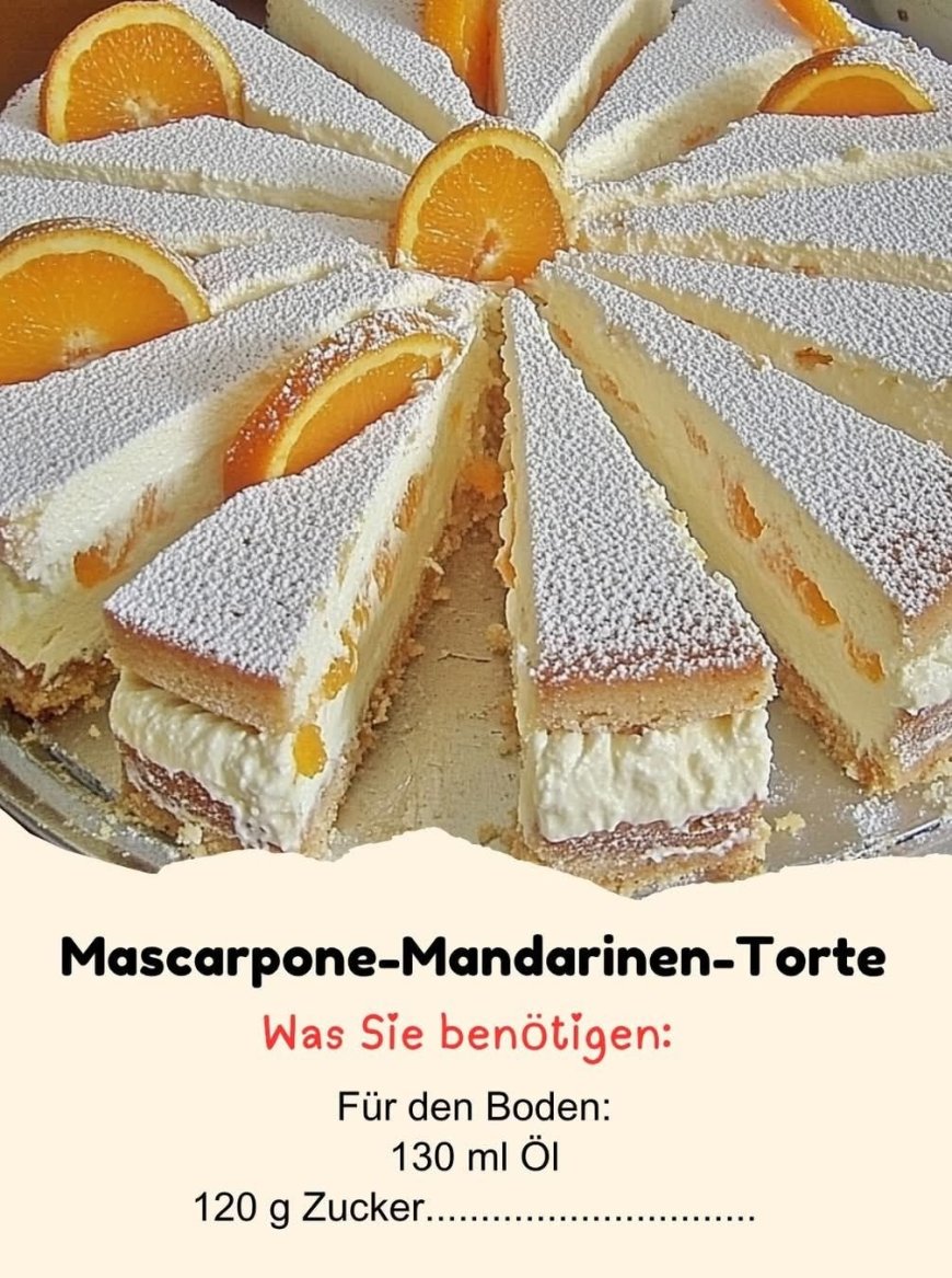 Mascarpone-Mandarinen-Torte