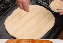 Mehl, Wasser, 2 Löffel Öl – mehr braucht dieses Fladenbrot nicht