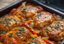 Paprikaschnitzel aus dem Ofen