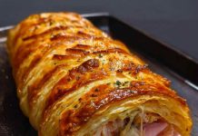 Pilz Schinken Blätterteig: Knusprig, cremig und unwiderstehlich