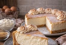 Zimt-Käsekuchen mit Knusperboden – cremig, aromatisch und immer ein Highlight