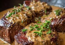 Zartes Rindfleisch in Balsamico-Zwiebel-Sauce – aromatisch, butterweich & perfekt zum Schmoren