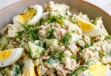 Eier-Gurken-Thunfischsalat – frisch, eiweißreich & in Minuten fertig