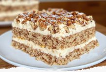 Nuss-Sahne-Schnitten Locker, cremig und herrlich nussig