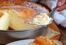 Quarkkuchen in 10 Minuten gemacht mit 2 Packung Vanillepudding!