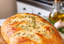 Das Brot das alle verruckt macht Knoblauchbrot ohne kneten der immer gelingt