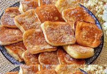 Wenn Du 1 Ei, 1 Apfel und Mehl und Milch hast, bereiten Sie dieses köstliche süße Rezept!