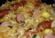 Bratwurst mit Sauerkraut und Kartoffeln – Ein traditionelles Familienrezept