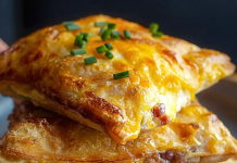 Cottage-Cheese-Frühstückstaschen-Quadrate