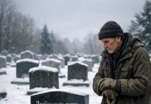 „Der Friedhofswärter bemerkte, dass eines der Gräber selbst im strengsten Winter nicht gefror und grün blieb. Da beschloss er, es auszugraben – und was er unter der Erde entdeckte, versetzte den alten Mann in blankes Entsetzen.“