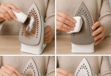 Reinigung deines Bügeleisens: Es dauert nur 30 Sekunden. Erfahre, wie es geht.