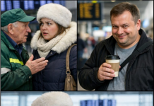 „Als ich eines Tages von der Arbeit nach Hause kam, bereitete mir mein Mann eine Überraschung, indem er zwei Tickets für einen Urlaub kaufte. Während er am Flughafen unser Gepäck aufgab, kam ein Toilettenreiniger auf mich zu: ‚Fräulein, bitte hören Sie mir aufmerksam zu. In zehn Minuten wird Ihr Mann Ihnen einen Kaffee anbieten. Tun Sie so, als hätten Sie ihn getrunken, und sehen Sie, was Ihr Mann tun wird…‘ Bei dem, was ich sah, standen mir die Haare zu Berge… 😲😲😲“