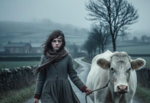 „Mit nur 14 Jahren warf man sie aus dem Haus und ließ ihr nichts als eine einzige Kuh… überzeugt davon, dass sie sich davon niemals erholen würde… Doch was sie bald entdecken wird, wird ihr Schicksal für immer verändern.“