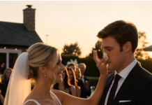 „Während des Anschneidens der Hochzeitstorte schmierte die Braut ihrem Bräutigam scherzhaft etwas Creme ins Gesicht, doch er wurde plötzlich wütend und schlug sie – was die Braut daraufhin tat, schockierte den ganzen Saal 😳😱“