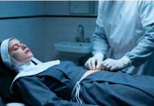 “Denn sie brachten den Körper einer Nonne in die Leichenhalle – doch als sie begannen, ihren Habit aufzuschneiden, erschien eine Botschaft:”