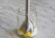 Joghurtmayonnaise, keine rohen Eier, kein Öl: Entdecken Sie meinen Trick, er hat weniger als 20 Kalorien und ist in 5 Minuten zubereitet