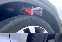 Wenn Sie eine Flasche im Auto sehen, rufen Sie sofort die Polizei