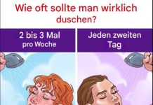 Wie oft sollten wir duschen