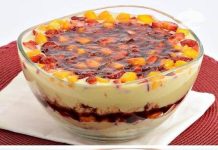 Ich habe dieses köstliche Dessert zubereitet