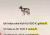 Mathematisches Kuhrätsel: Kannst du es lösen?