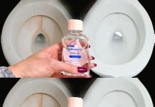 Haben Sie genug von den lästigen gelben Linien auf der Toilette