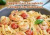 Garnelen Spaghetti in leckere Knoblauch Frischkäsesauce