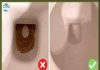 Schwarze Flecken am Boden von Toiletten: Der natürliche Trick, um sie MÜHELOS zu beseitigen