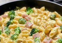 Kochen Sie 400 g Pasta mit Brokkoli es ist soooo lecker