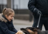 Der Diensthund begann zu bellen, als er ein fünfjähriges Mädchen sah, und riss ihr anschließend das Kuscheltier aus den Händen – dann geschah etwas völlig Unerwartetes 😱😱