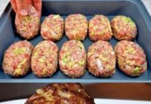 Frikadellen aus dem Backofen mit 800g Hackfleisch