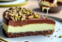 Pistazien-Schokoladen-Torte