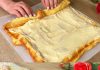 Pfannkuchen-Rollen mit Joghurt-Creme-Füllung