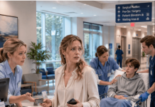 In dem Moment, als meine Debitkarte am Krankenhausschalter abgelehnt wurde, bereiteten sie meinen Sohn im Obergeschoss bereits auf eine Notoperation vor – während mein Mann am anderen Ende der Stadt mit einer anderen Frau Champagner trank.