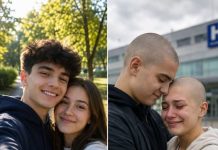 Mein siebzehnjähriger Sohn rasierte sich den Kopf für seine an Krebs erkrankte Freundin. Am nächsten Tag rief mich ihre Mutter unter Tränen an und sagte…